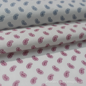 100% cotton poplin paisley pattern fabric for garment